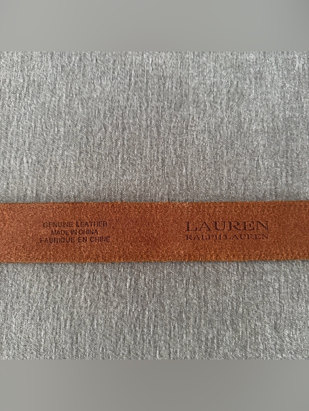 Lauren Ralph Lauren Women's Wide Saddle Leather Equestrian Brown Belt - Picture 9 of 13
